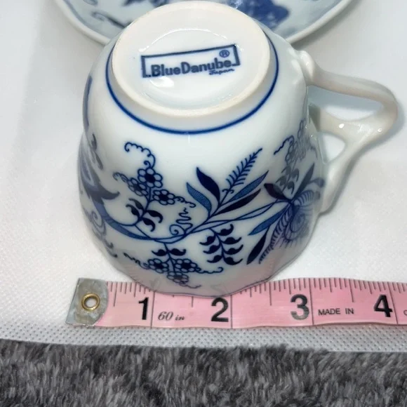 BLUE DANUBE TEACUP AND SAUCER VINTAGE RETIRED PATTERN - Picture 12 of 12